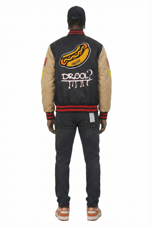 DAHLIA Padded Nylon Bomber Jacket