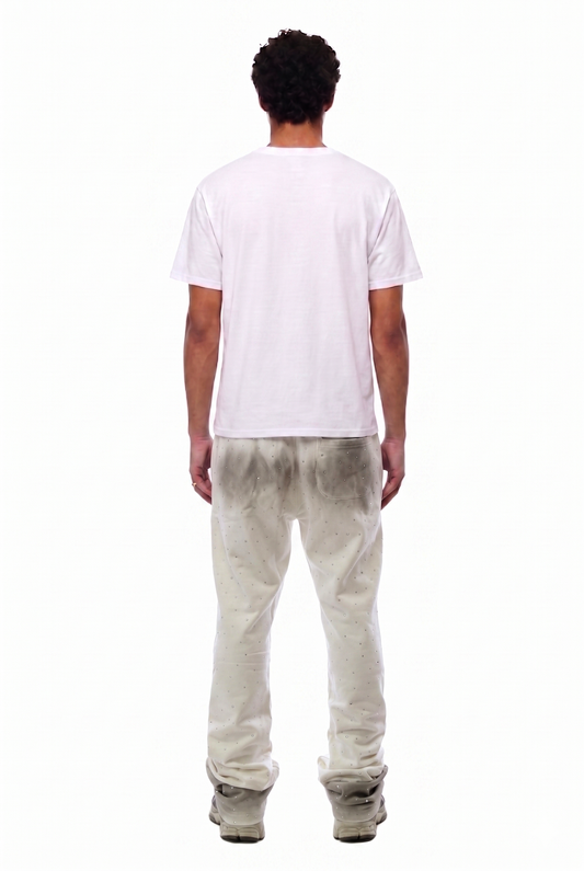GLAZE Washed French Terry Stacked Jogger Pants