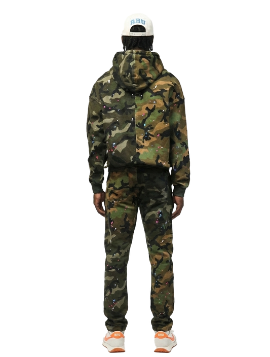 Cypress Mixed Camo Bomber Jacket