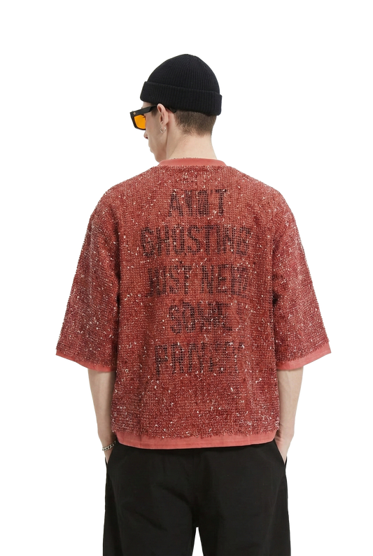 Celestial S/N Jersey 3/4 Sleeve Crop Top Tee