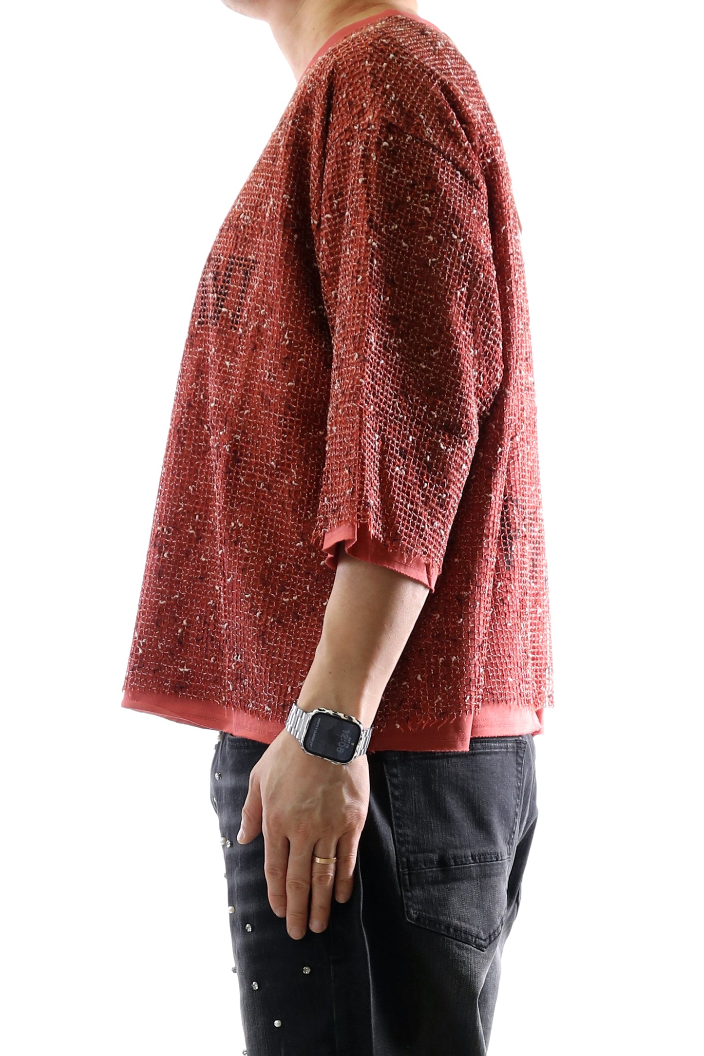 Celestial S/N Jersey 3/4 Sleeve Crop Top Tee
