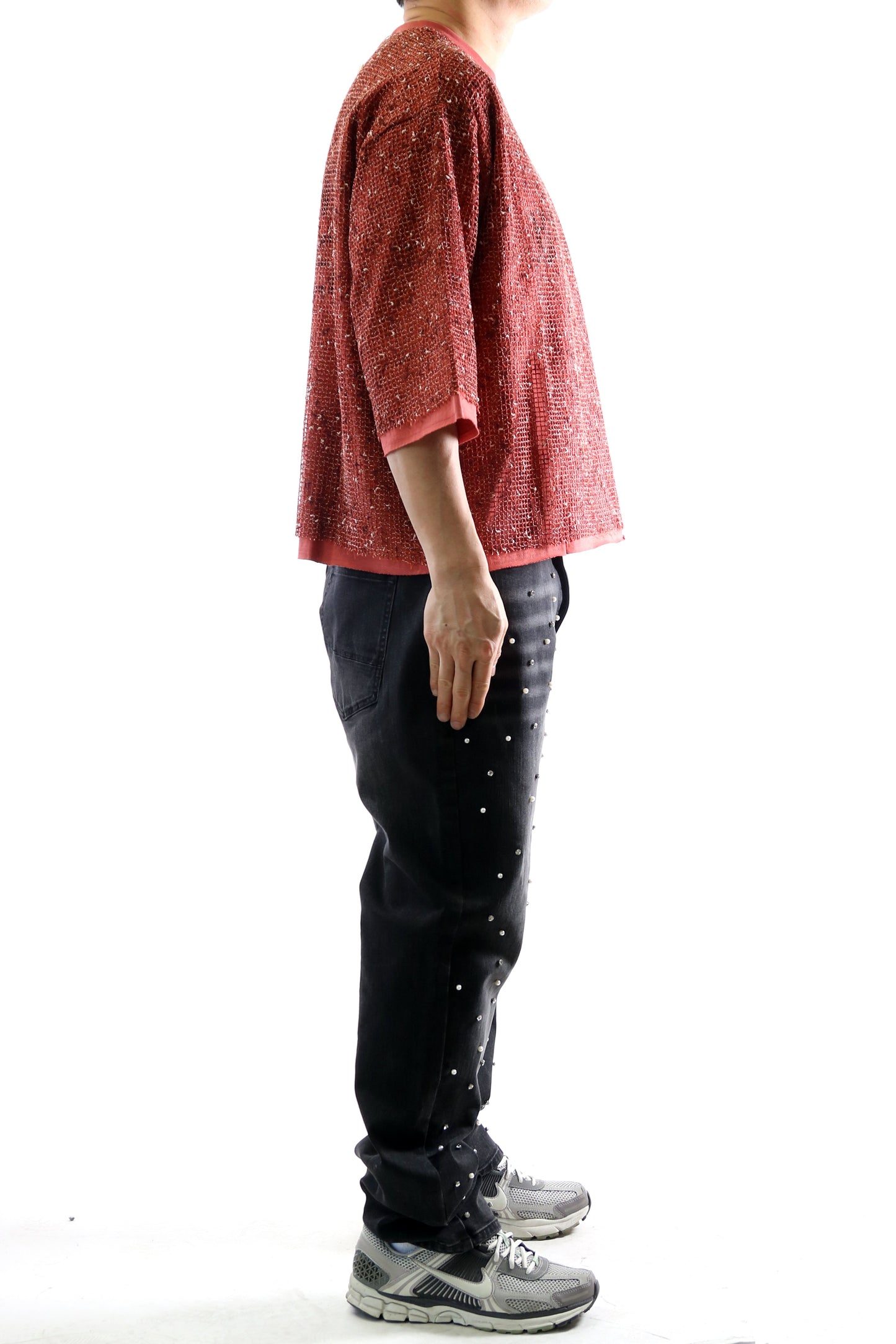 Celestial S/N Jersey 3/4 Sleeve Crop Top Tee