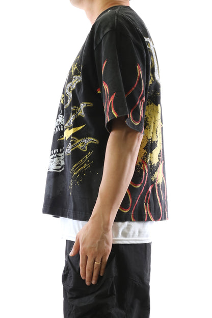 PERIDOT S/N Jersey 3/4 Sleeve Crop Top Tee