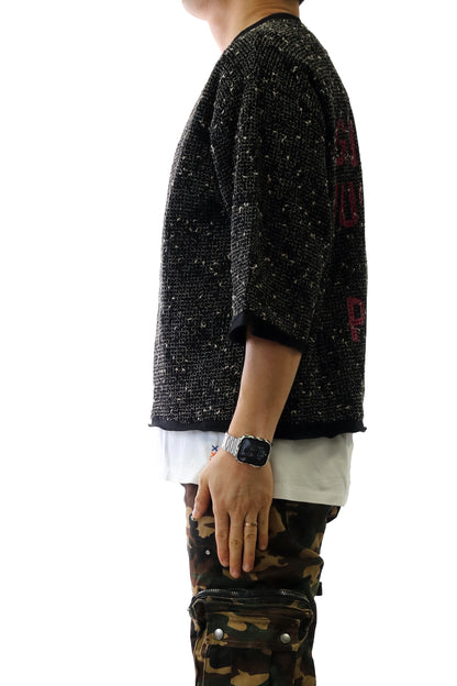 DIVINE S/N Jersey 3/4 Sleeve Crop Top Tee