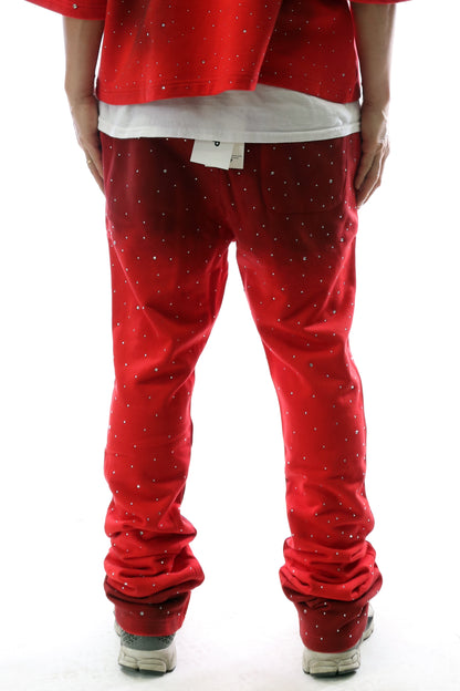 SYNTH Washed French Terry Stacked Jogger Pants