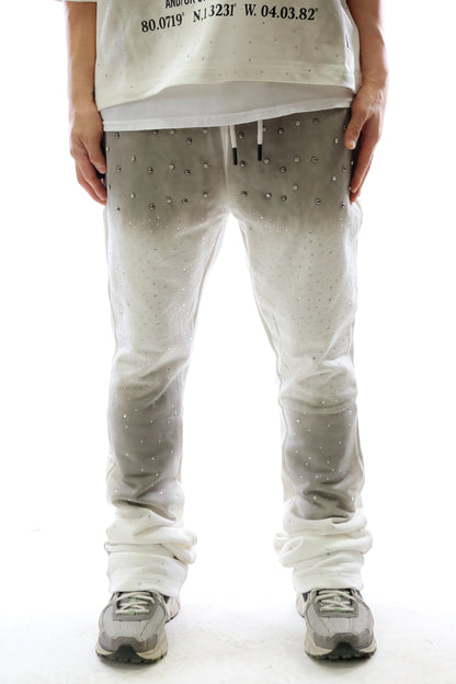 GLAZE Washed French Terry Stacked Jogger Pants