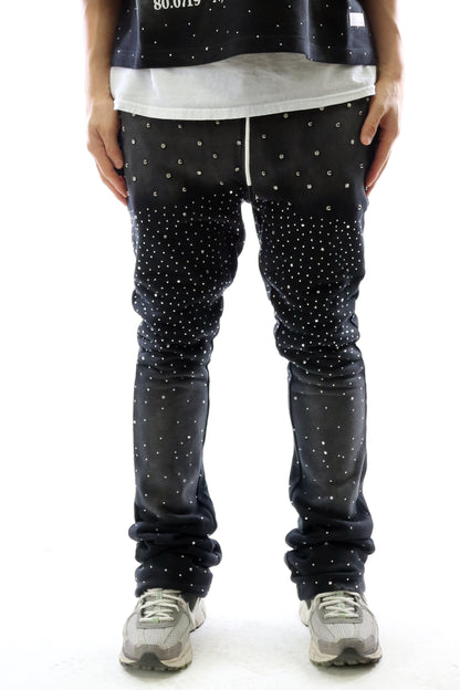ZICORN Washed French Terry Stacked Jogger Pants