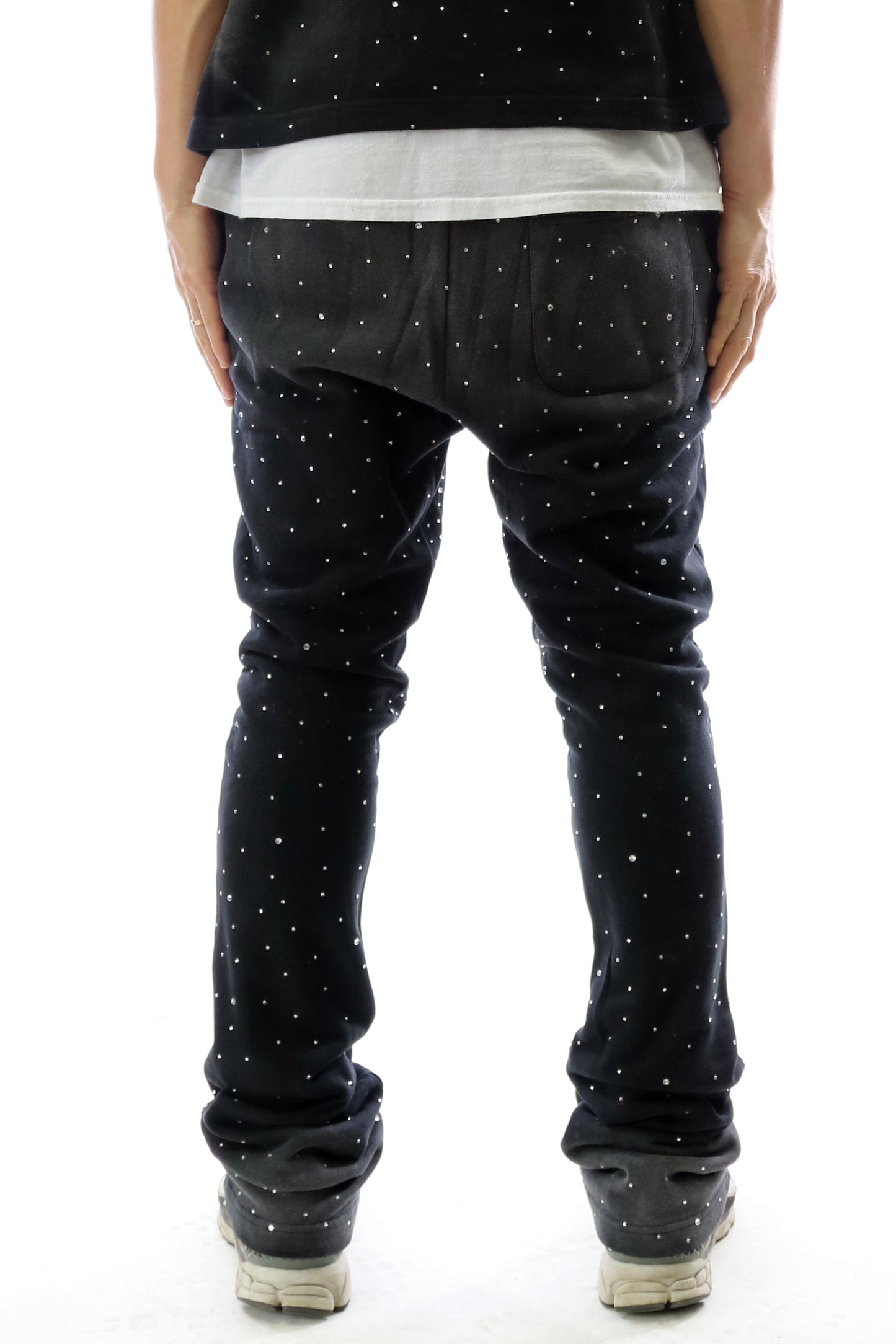 ZICORN Washed French Terry Stacked Jogger Pants