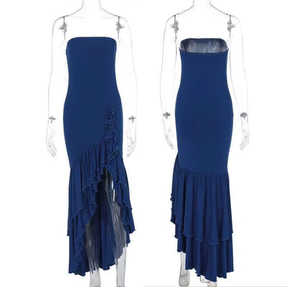 Sultry Elegance Off-Shoulder Maxi