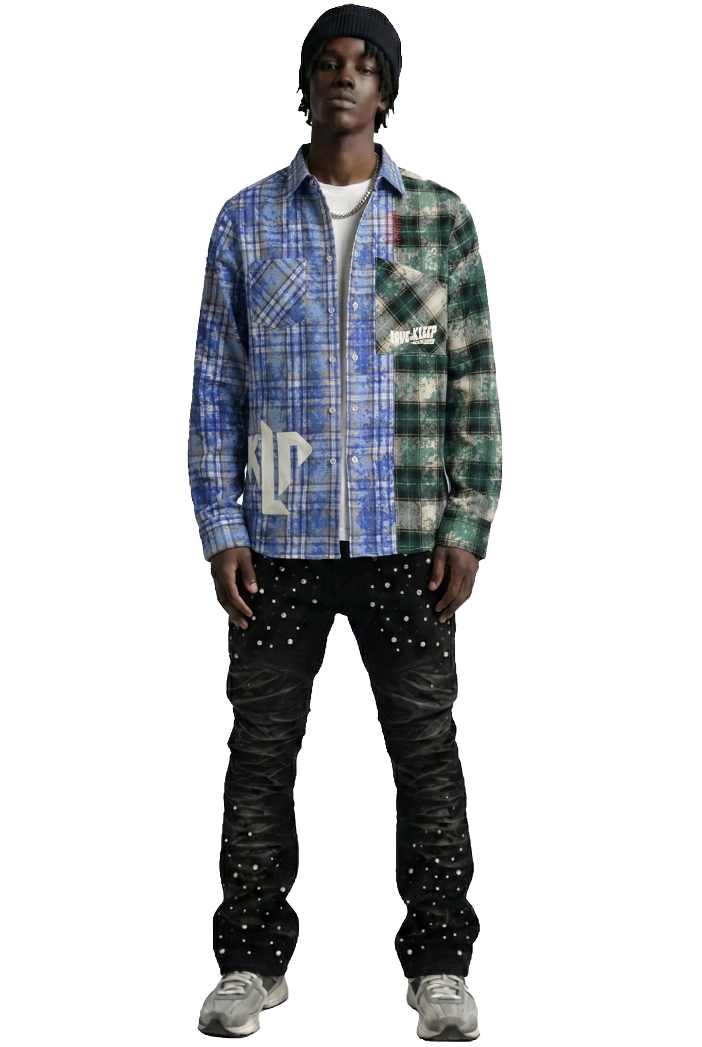 HINNO Men's premium flannel button down shirt
