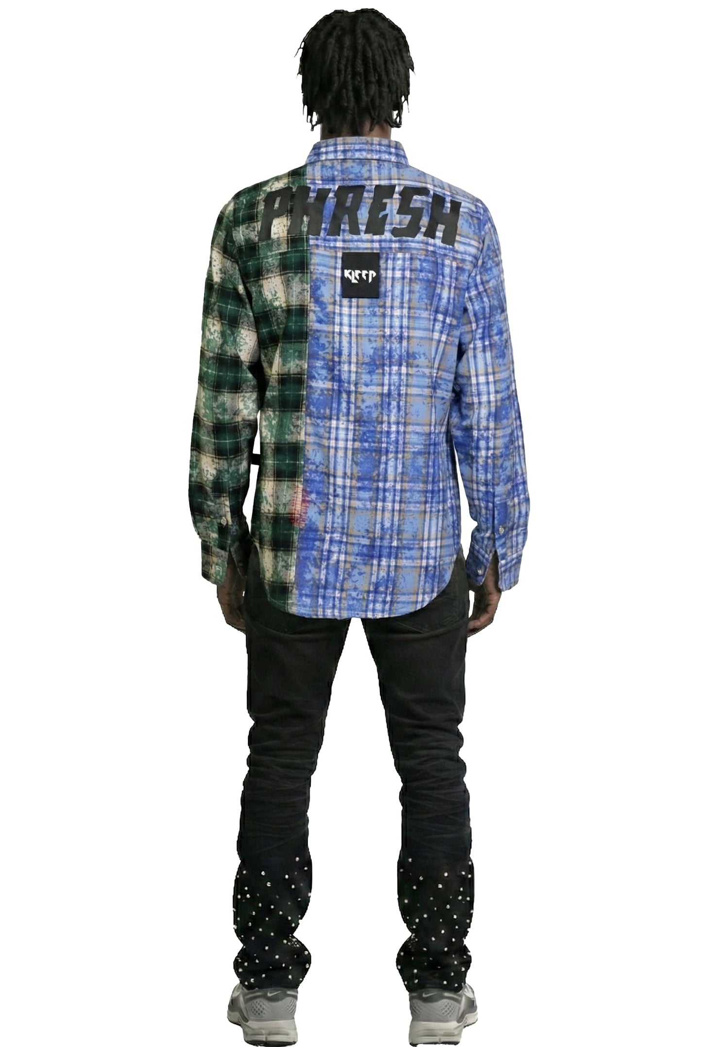 HINNO Men's premium flannel button down shirt