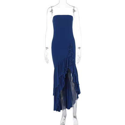 Sultry Elegance Off-Shoulder Maxi