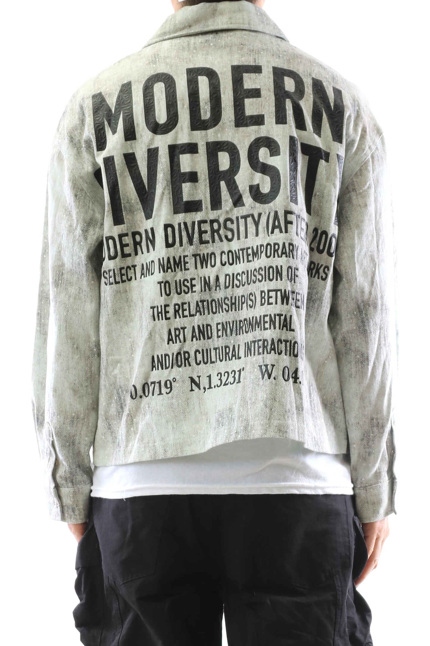 VEIN Twill Crop Top Jacket
