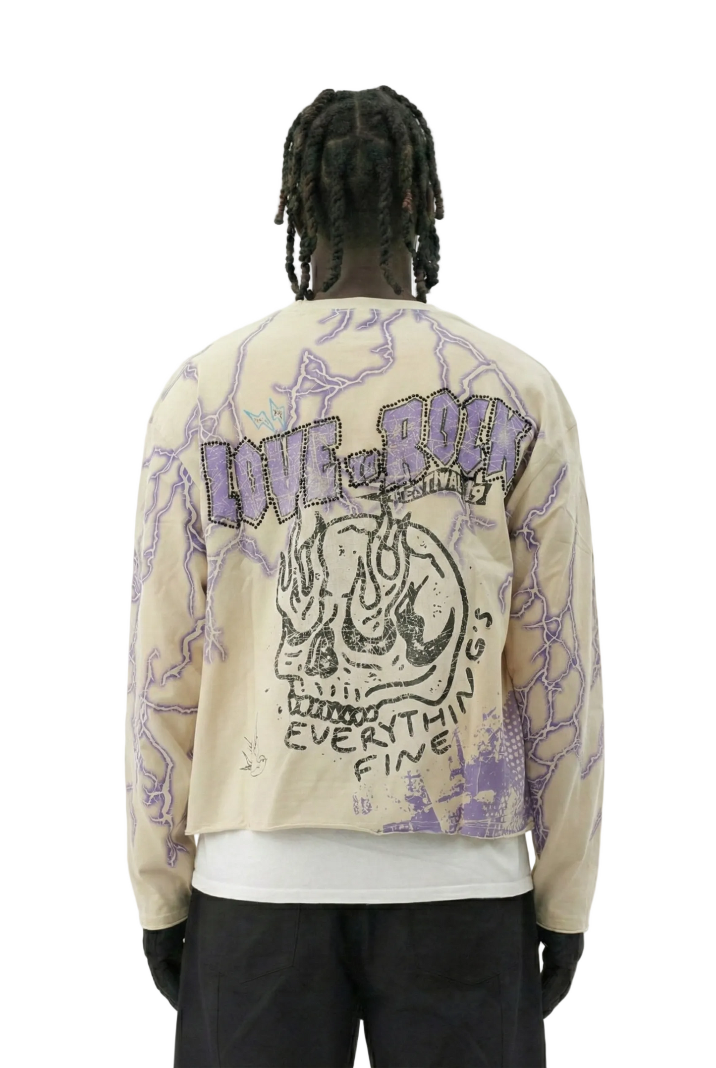 STULLER S/N Jersey Long Sleeve Crop Top Tee