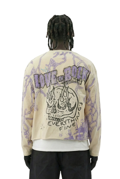 STULLER S/N Jersey Long Sleeve Crop Top Tee