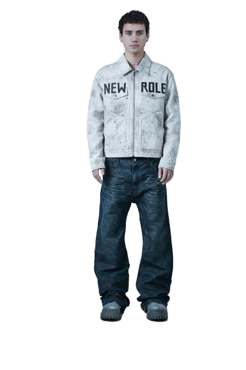 VEIN Twill Crop Top Jacket