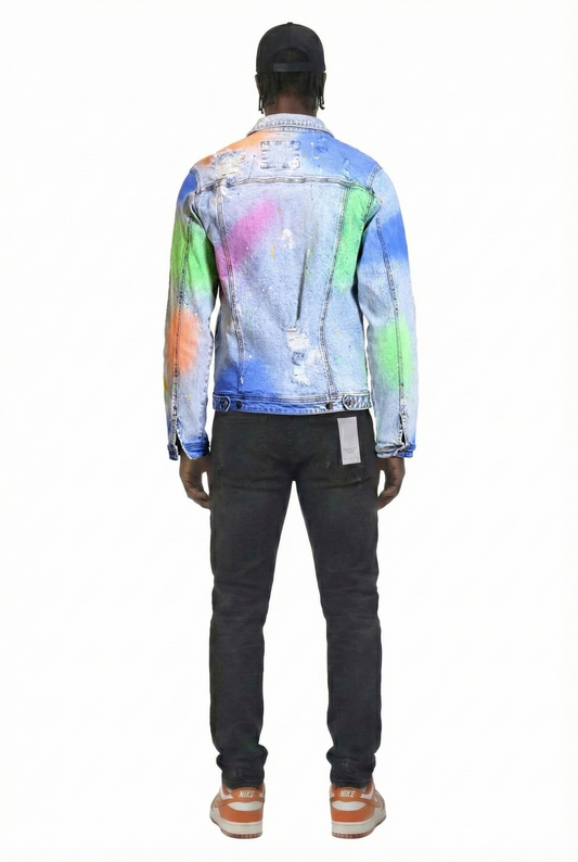 Mint Washed Denim Jacket