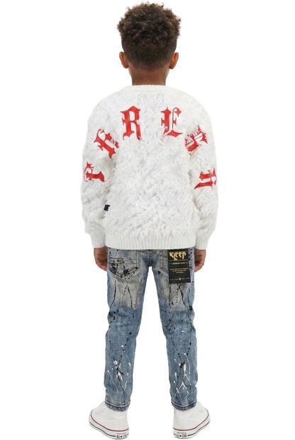 DOVE Kid's Washed Stretching Denim Pants