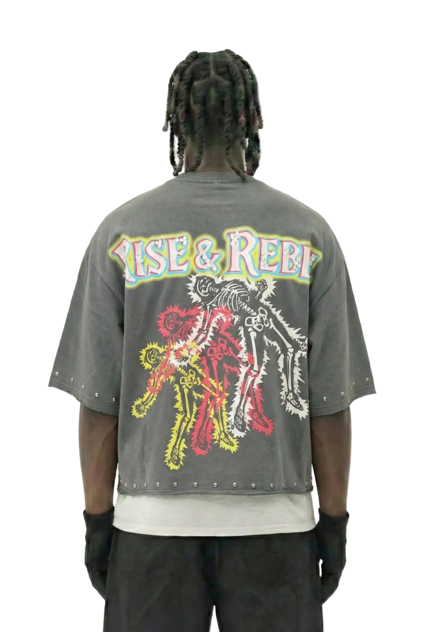 TWITCH S/N Jersey 3/4 Sleeve Crop Top Tee