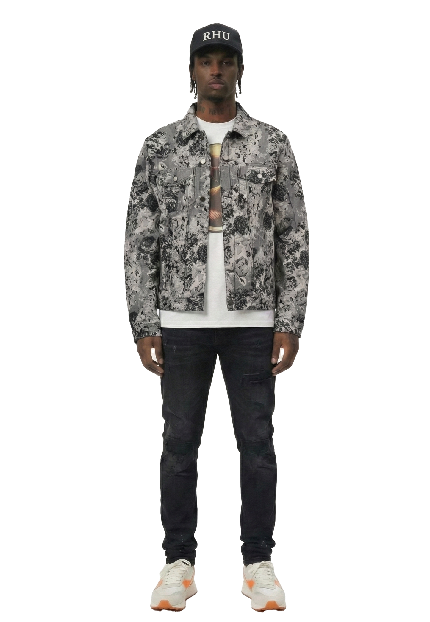 Vista Men's Jacquard Denim Jacket