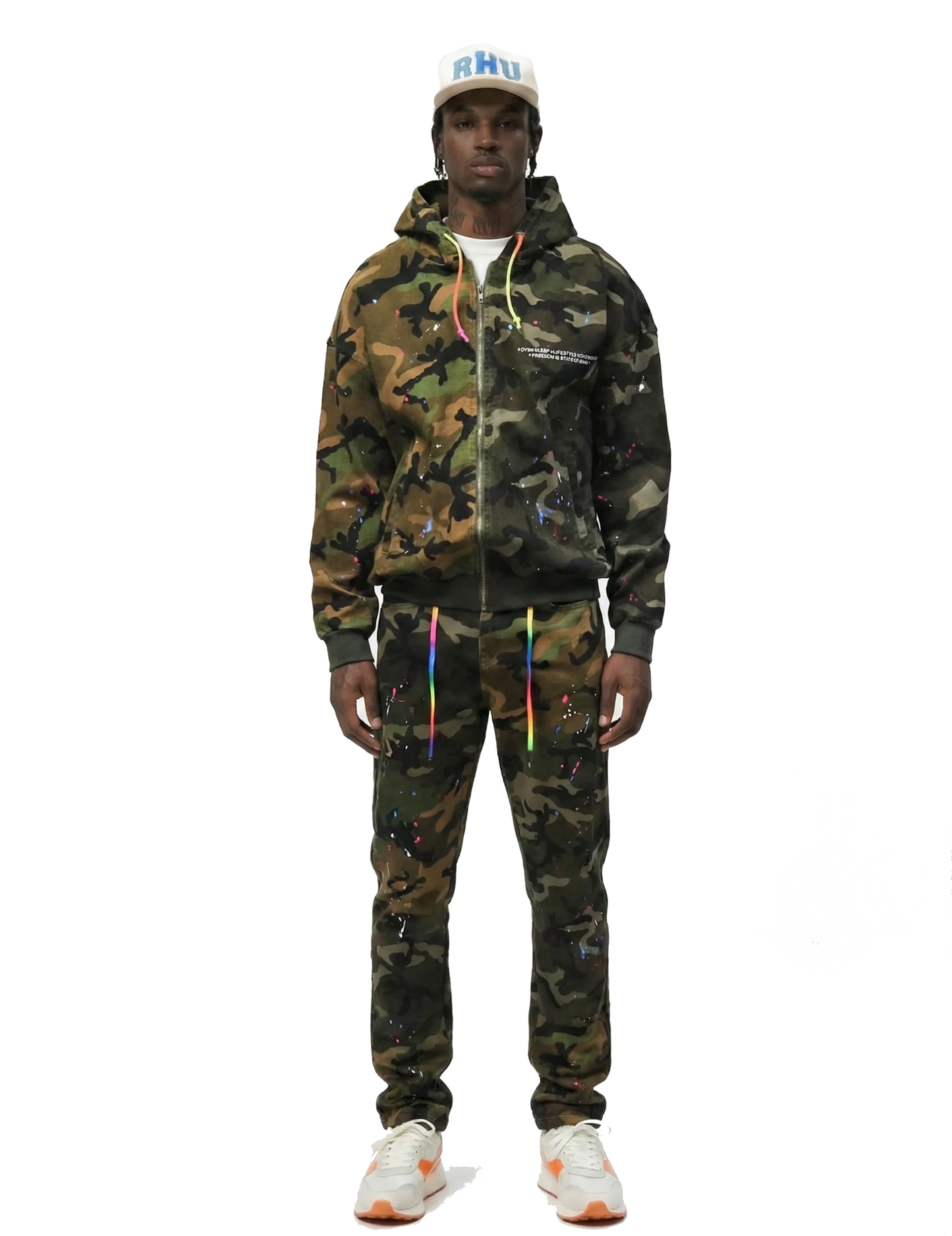 Cypress Mixed Camo Bomber Jacket