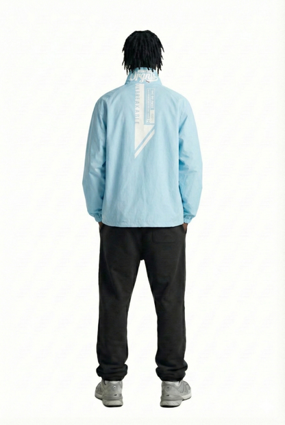 KLOUD Men's premium crispy nylon long sleeve half zip pullover jacket