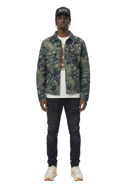 Robin Men's Jacquard Denim Jacket
