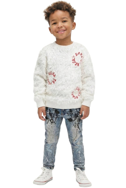 DOVE Kid's Washed Stretching Denim Pants