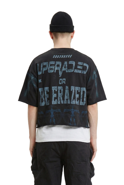 DUSTSPIRE S/N Jersey 3/4 Sleeve Crop Top Tee