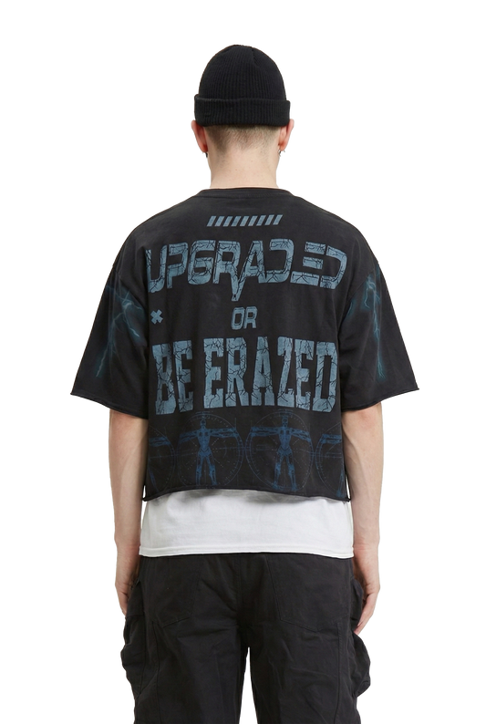 DUSTSPIRE S/N Jersey 3/4 Sleeve Crop Top Tee