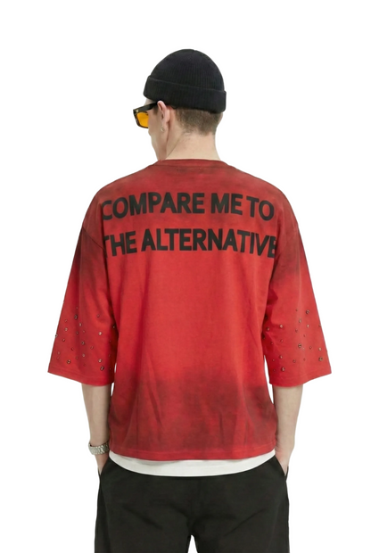 GARCIA S/N Jersey 3/4 Sleeve Crop top Tee