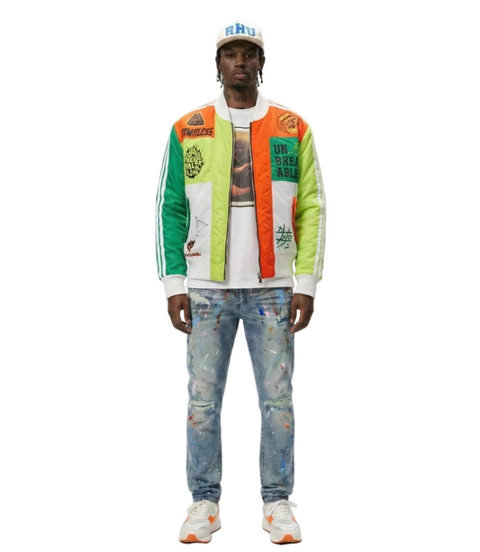 BRUNA Padded Bomber Jacket