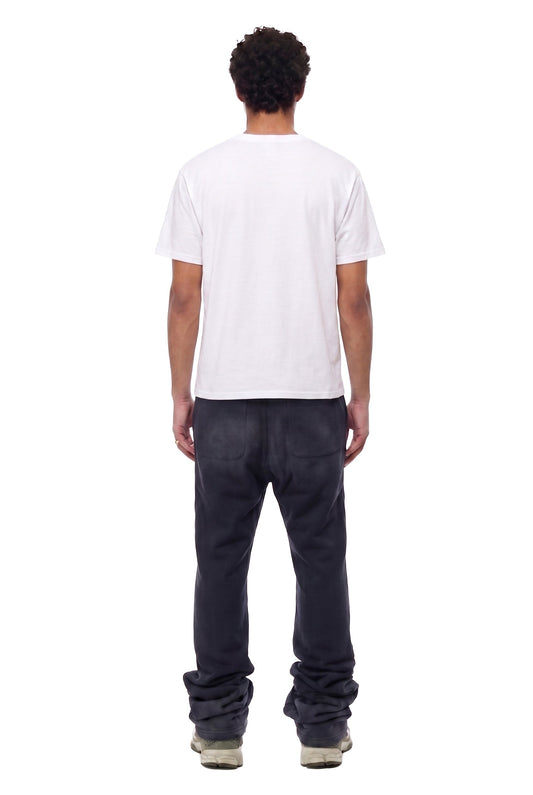 PANTHEON Washed French Terry Stacked Jogger Pants