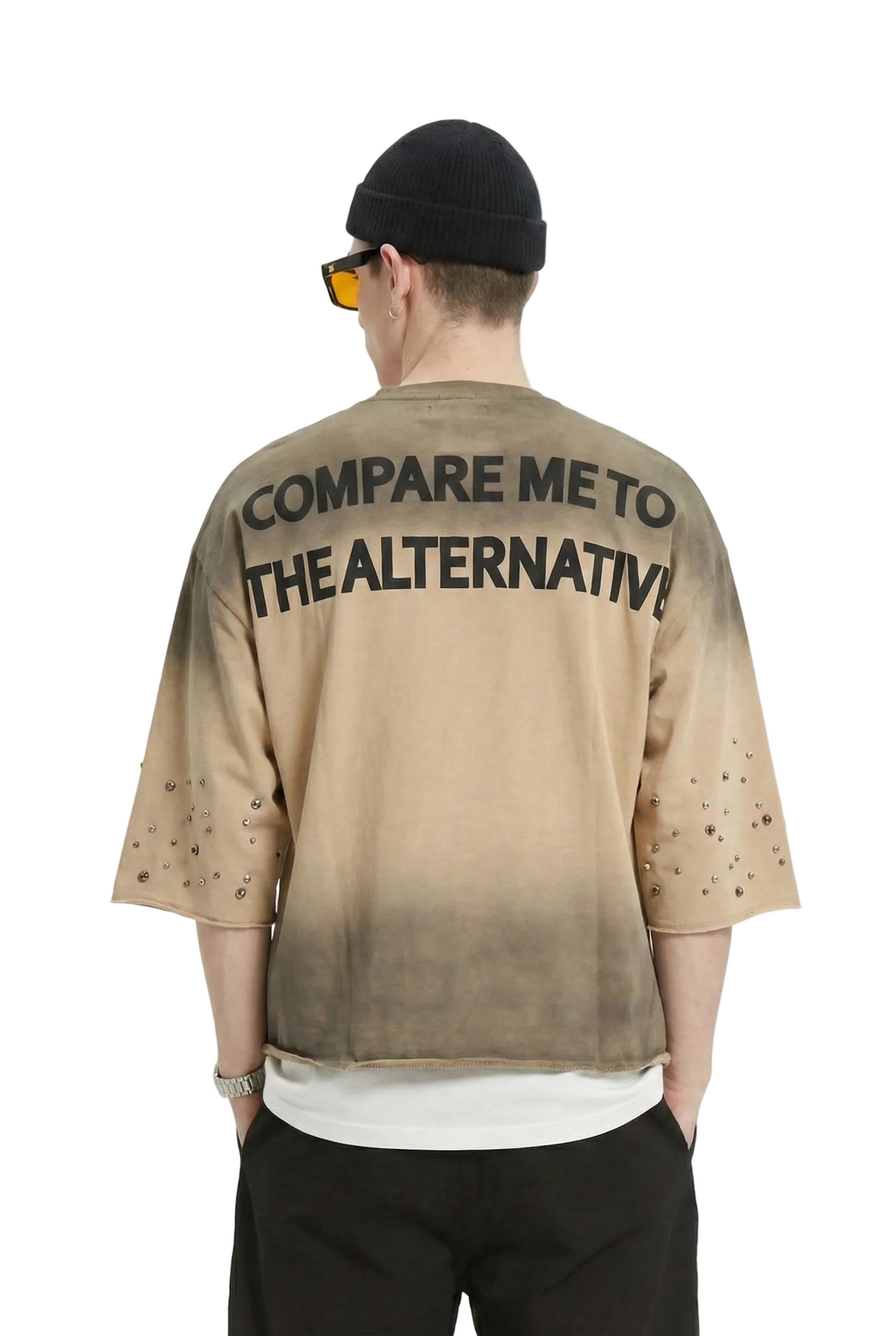 ERIN S/N Jersey 3/4 Sleeve Crop top Tee