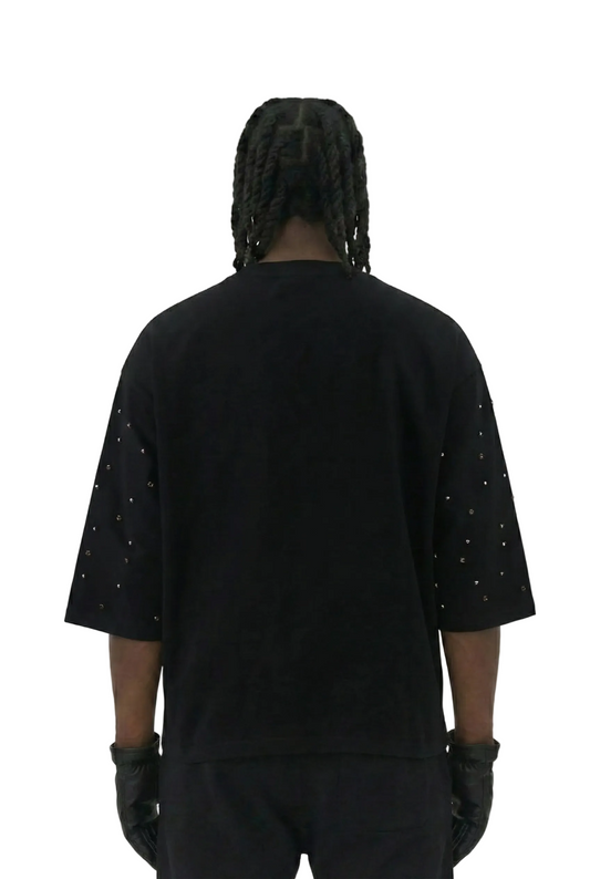 SCHUMA SN/ Jersey 3/4 Sleeve Crop Top Tee