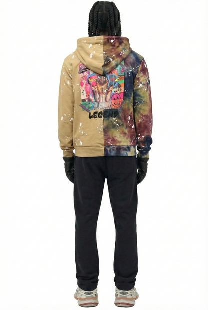 RONA Tie die Pullover Hoodie