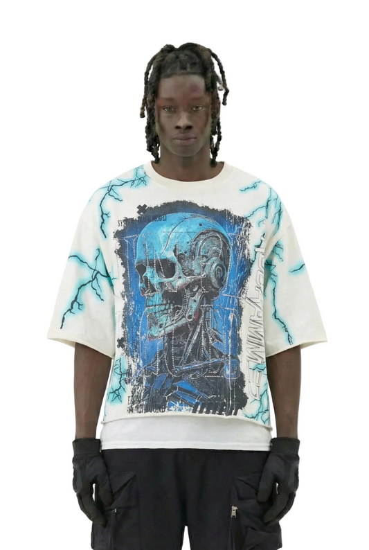 TERRABLAST S/N Jersey 3/4 Sleeve Crop Top Tee