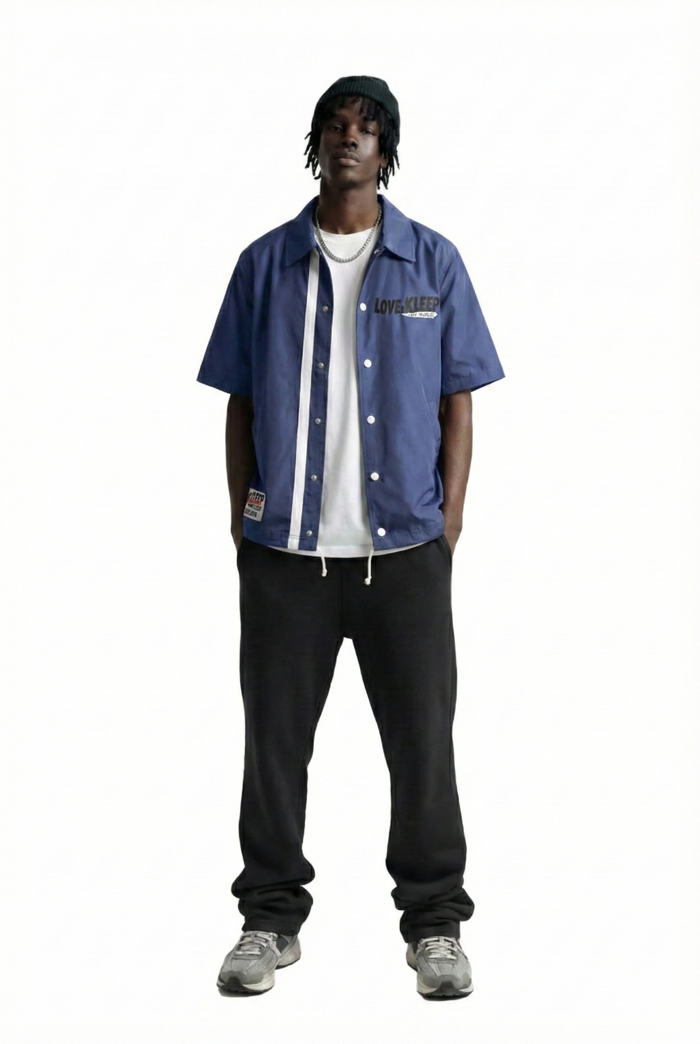 CITRON Men's premium nylon shortsleeve coach jacket