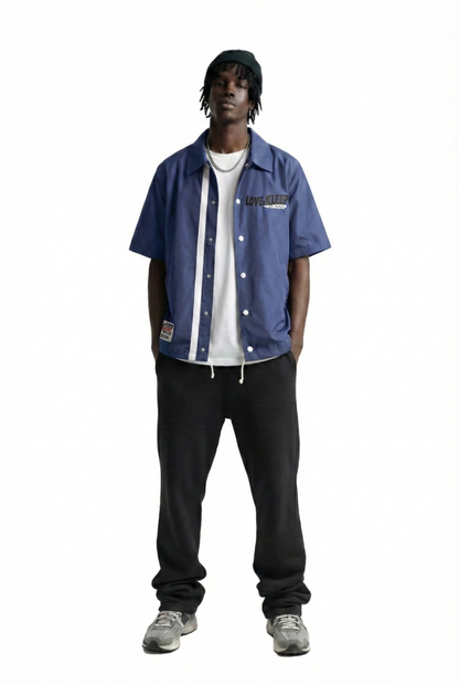 CITRON Men's premium nylon shortsleeve coach jacket