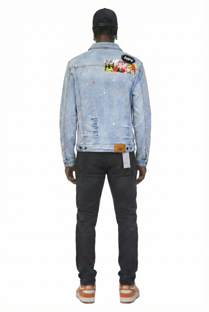 Karma Premium Washed Denim Jacket