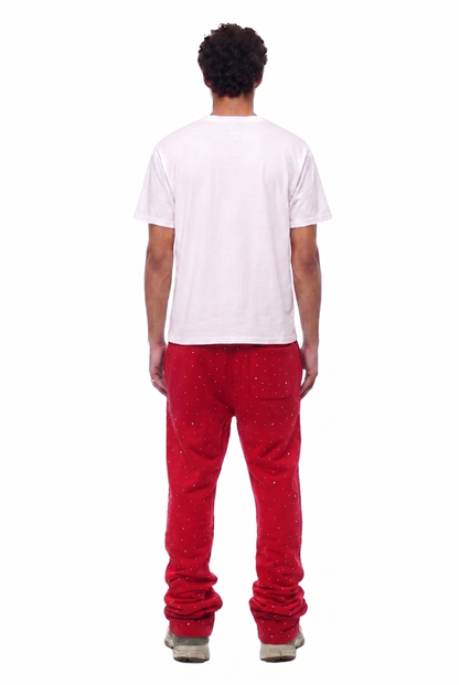 SYNTH Washed French Terry Stacked Jogger Pants