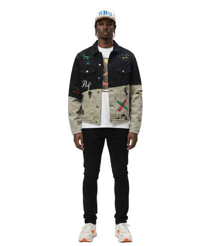 Flynn Two Tone Twill Jacket