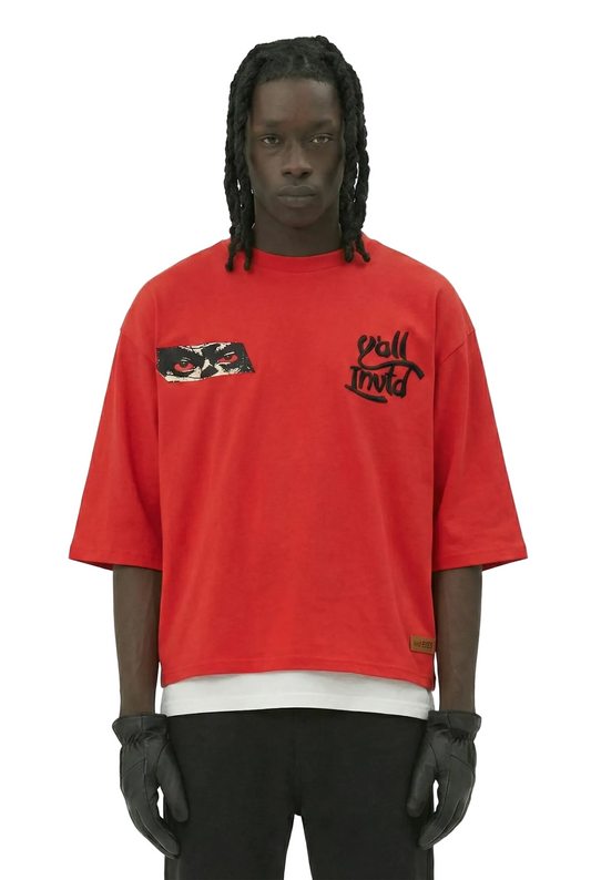 ASEN SN/ Jersey 3/4 Sleeve Crop Top Tee