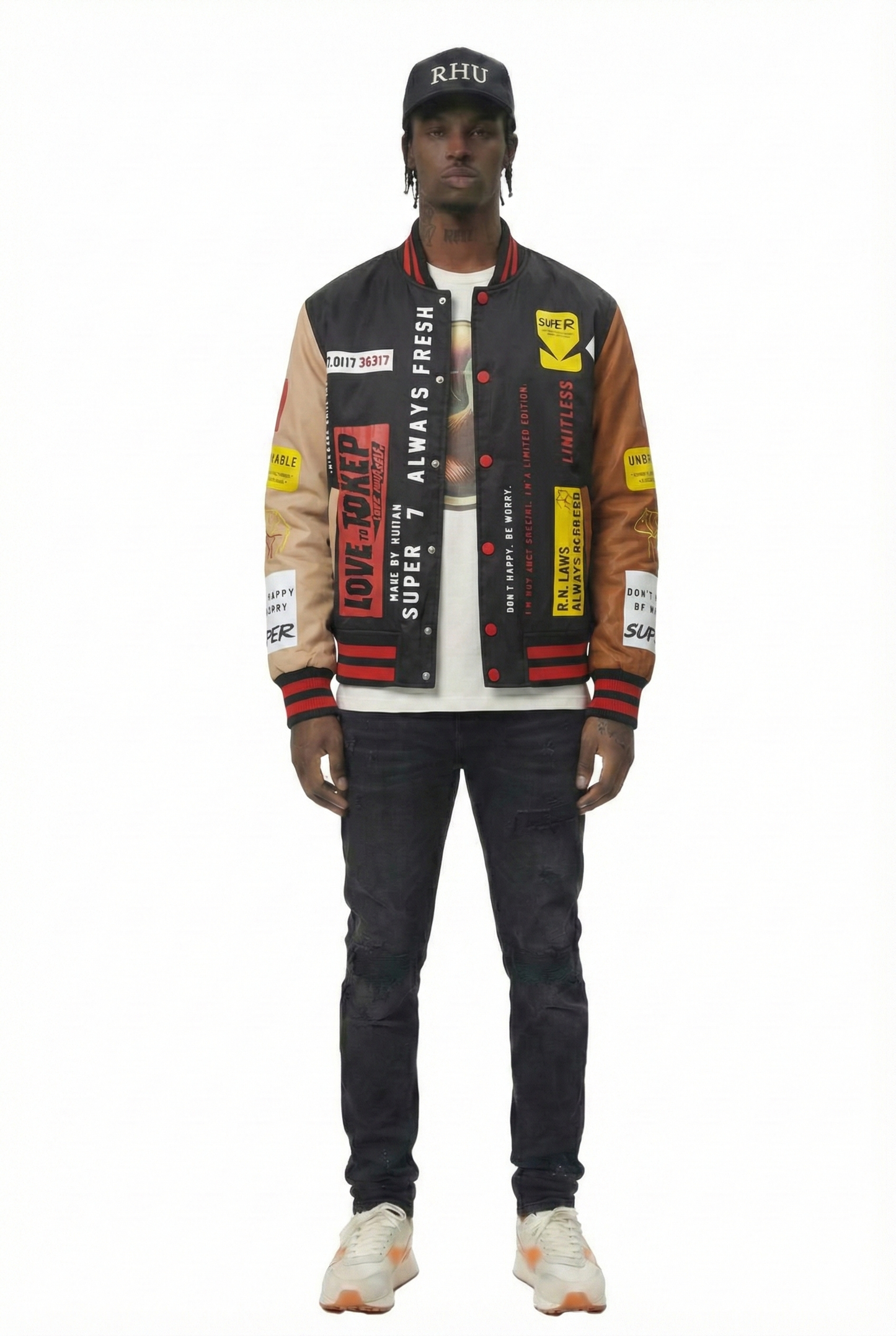 DAHLIA Padded Nylon Bomber Jacket