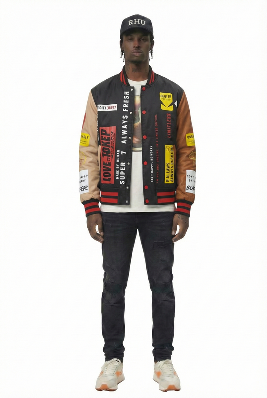 DAHLIA Padded Nylon Bomber Jacket