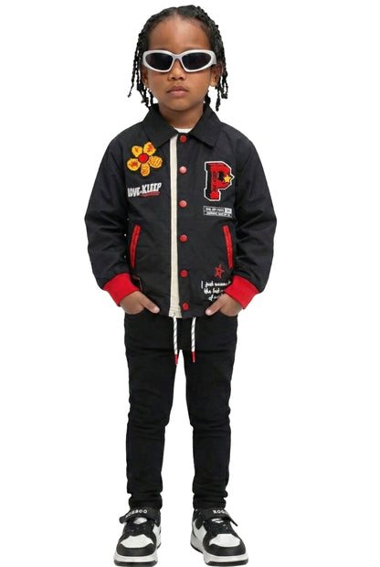 NOBLIN Kid's Premium Nylon Coach Jacket