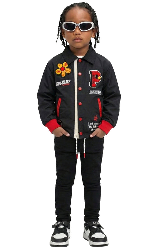 NOBLIN Kid's Premium Nylon Coach Jacket