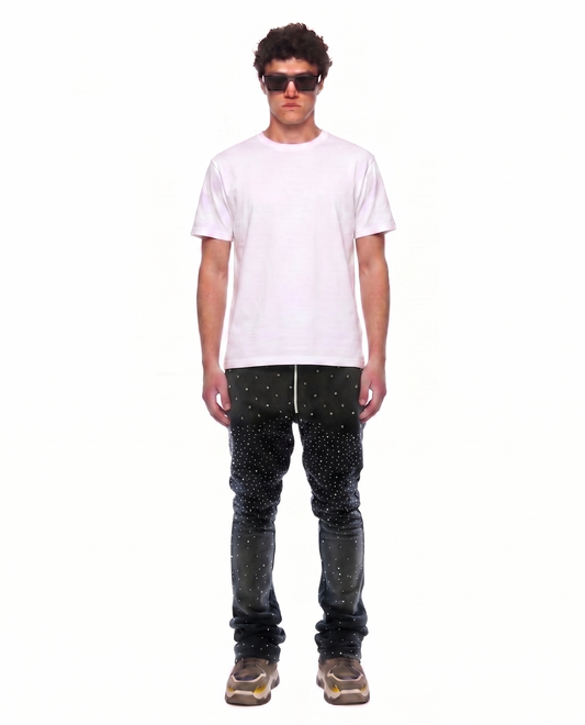 ZICORN Washed French Terry Stacked Jogger Pants