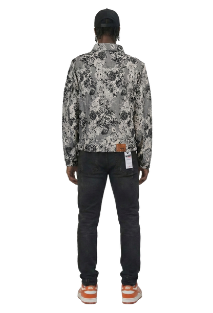 Vista Men's Jacquard Denim Jacket