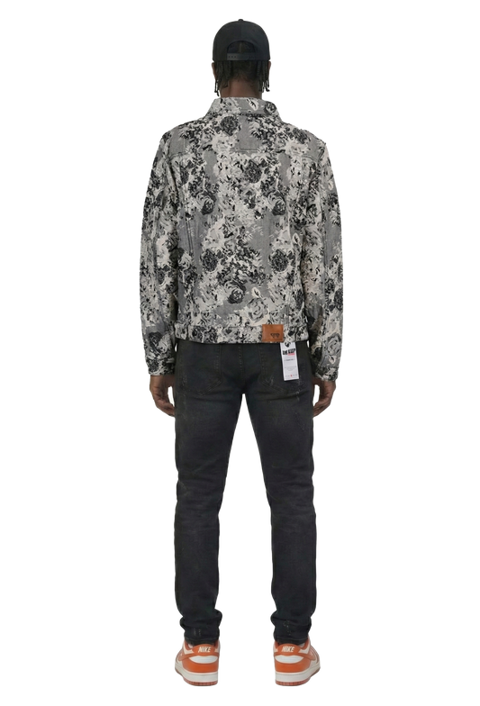 Vista Men's Jacquard Denim Jacket